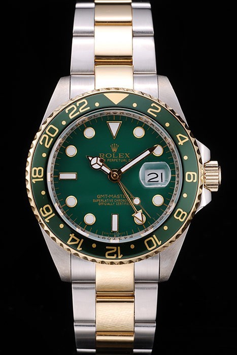 Rolex GMT Master II Green Ceramic Bezel Green Dial Tachymeter