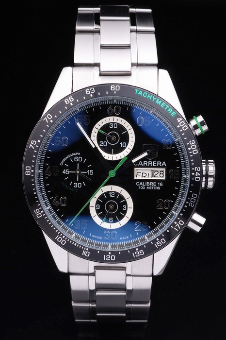 Carrera Black Replica Watches 3756