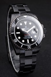 Rolex Swiss Submariner Pro-Hunter Black Steel Strap Black Dial