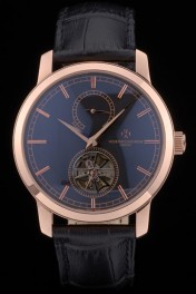 Vacheron Constantin Luxury Leather Replica Watches 80167