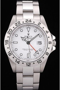 Rolex Explorer Stainless Steel Tachymeter White Dial