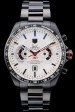 Tag Heuer Carrera Black Stainless Steel Case White Dial